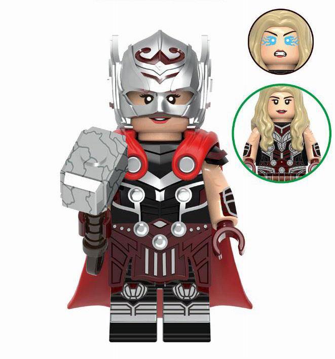 مینی فیگور لگویی «ثور، جین فاستر» Xinh Minifigures Mighty Thor Jane Foster XH1924